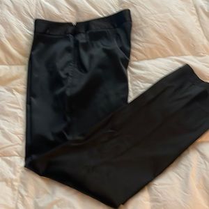 Black Sateen Slacks size 10R